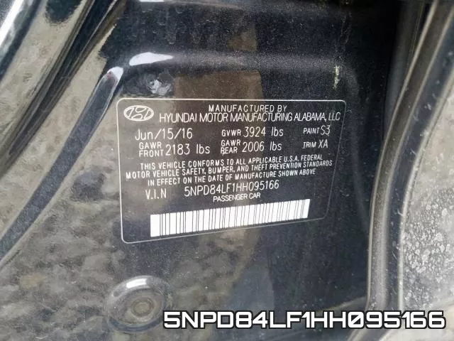 5NPD84LF1HH095166 фото 2