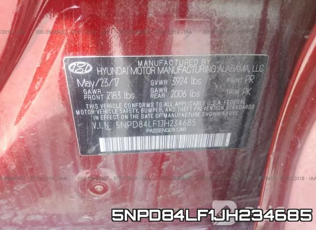 5NPD84LF1JH234685 фото 10