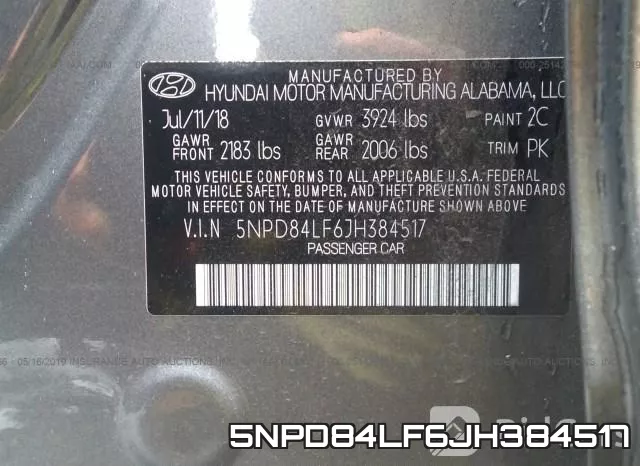5NPD84LF6JH384517 фото 10