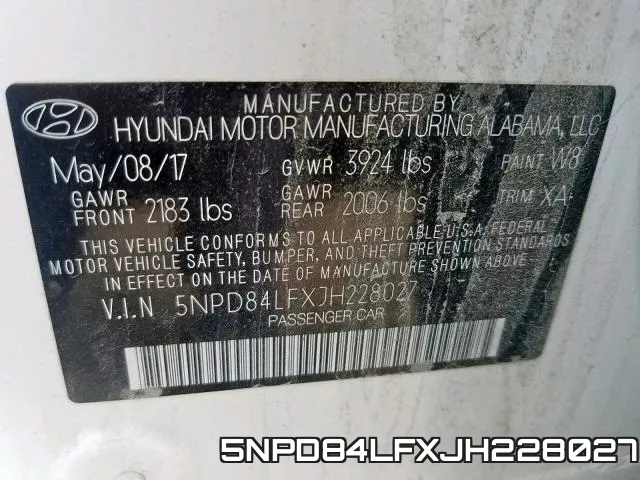 5NPD84LFXJH228027 фото 2