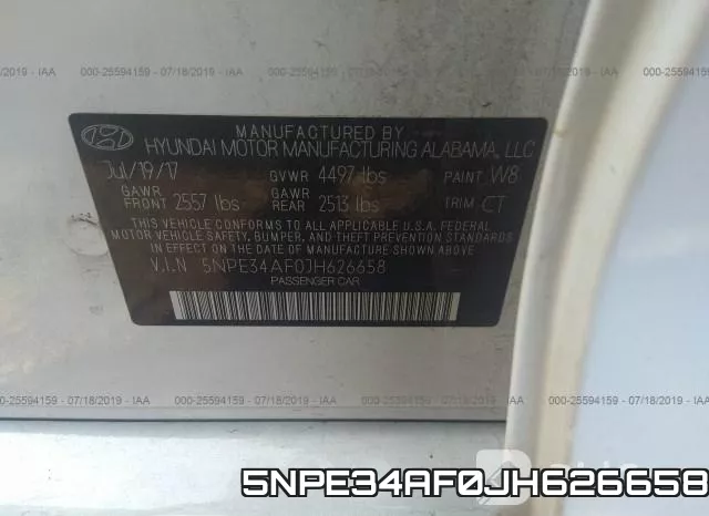 5NPE34AF0JH626658 фото 10