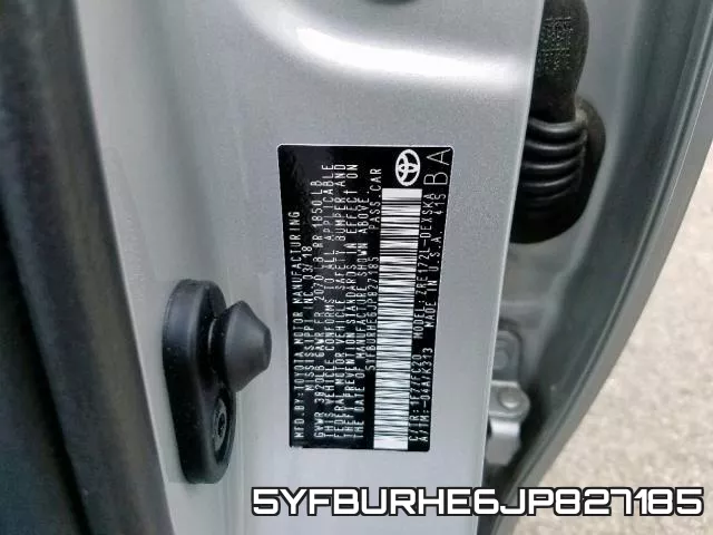 5YFBURHE6JP827185 фото 2