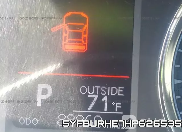5YFBURHE7HP626535 фото 8