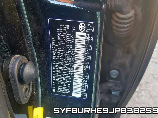 5YFBURHE9JP838259 фото 2