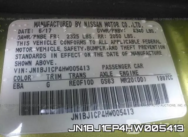 JN1BJ1CP4HW005413 фото 10