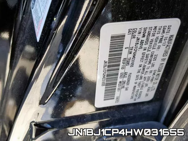 JN1BJ1CP4HW031655 фото 2