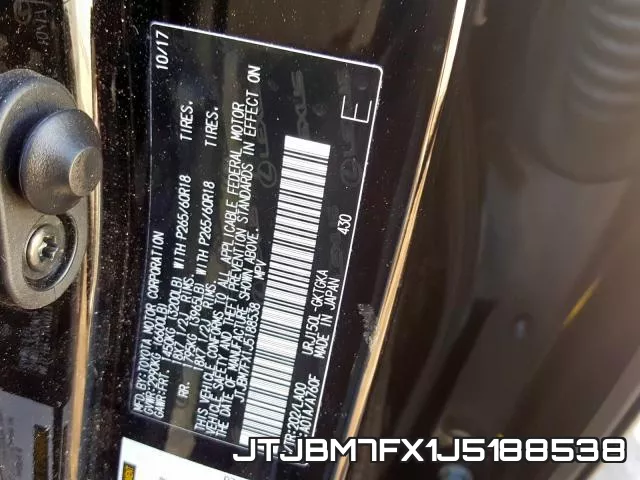 JTJBM7FX1J5188538 фото 2
