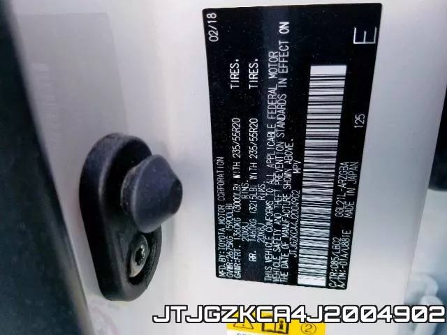 JTJGZKCA4J2004902 фото 2