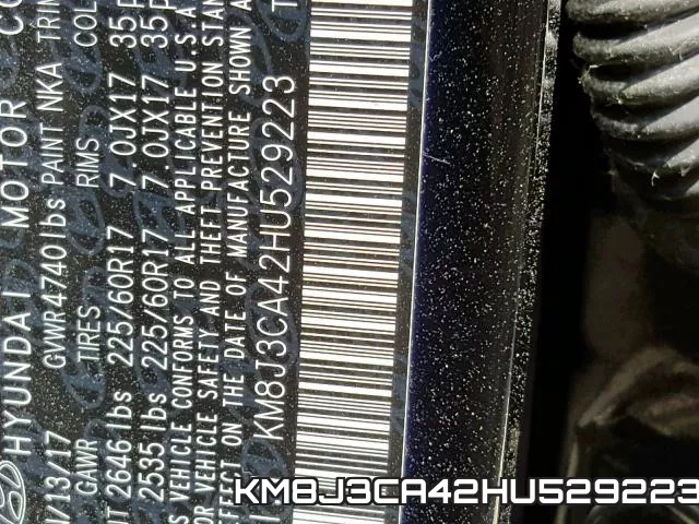KM8J3CA42HU529223 фото 2
