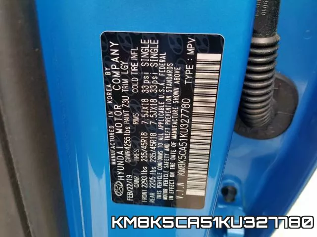 KM8K5CA51KU327780 фото 2
