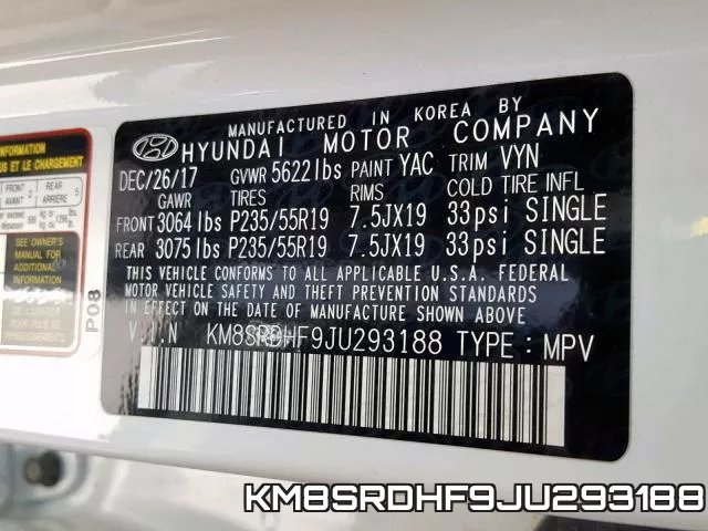 KM8SRDHF9JU293188 фото 2