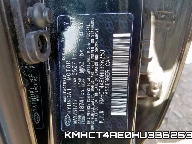 KMHCT4AE0HU336253 фото 2