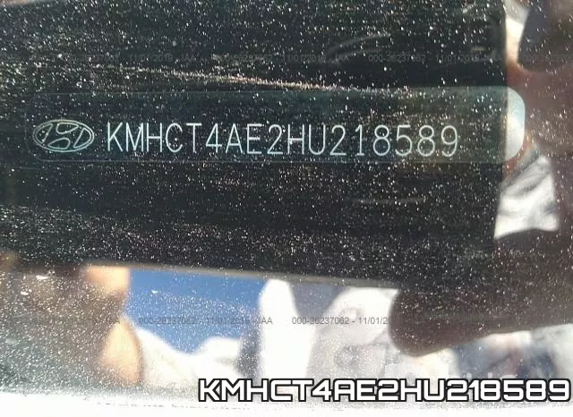 KMHCT4AE2HU218589 фото 10