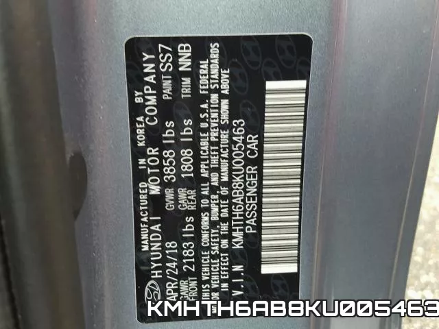 KMHTH6AB8KU005463 фото 2