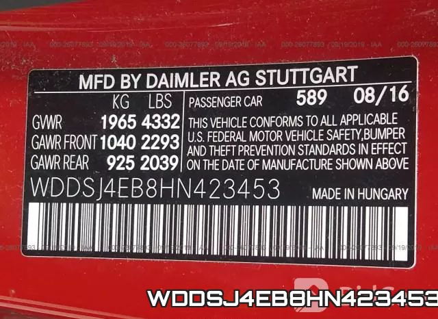 WDDSJ4EB8HN423453 фото 10