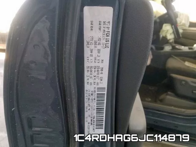 1C4RDHAG6JC114879 фото 2