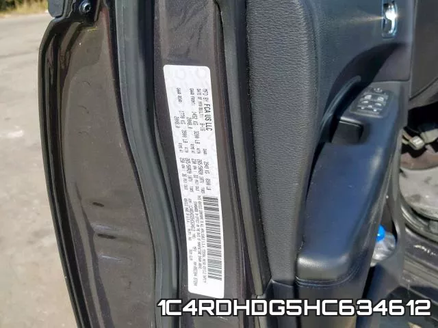 1C4RDHDG5HC634612 фото 2