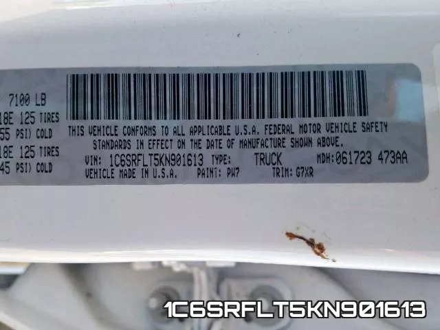 1C6SRFLT5KN901613 фото 2