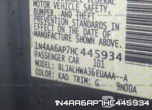 1N4AA6AP7HC445934 фото 10