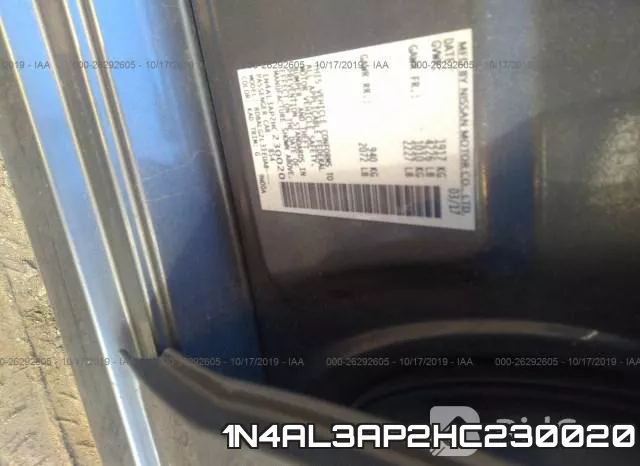 1N4AL3AP2HC230020 фото 10