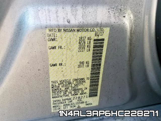 1N4AL3AP6HC228271 фото 2