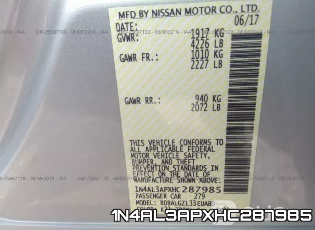 1N4AL3APXHC287985 фото 10