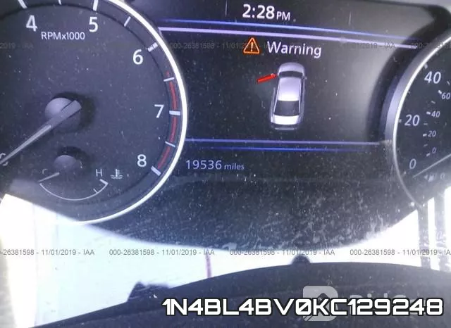 1N4BL4BV0KC129248 фото 8