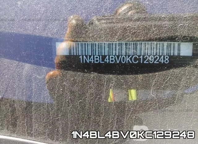 1N4BL4BV0KC129248 фото 10