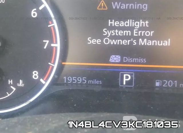 1N4BL4CV3KC181035 фото 8