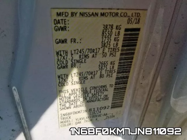 1N6BF0KM7JN811092 фото 2