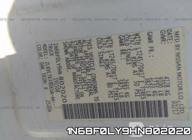 1N6BF0LY9HN802020 фото 10