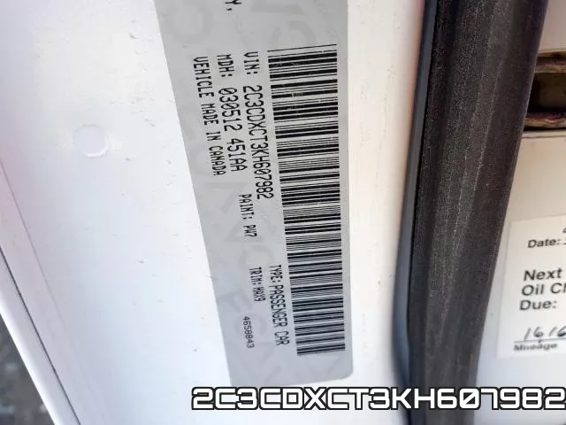 2C3CDXCT3KH607982 фото 2