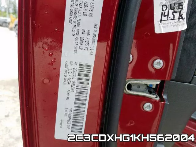 2C3CDXHG1KH562004 фото 2