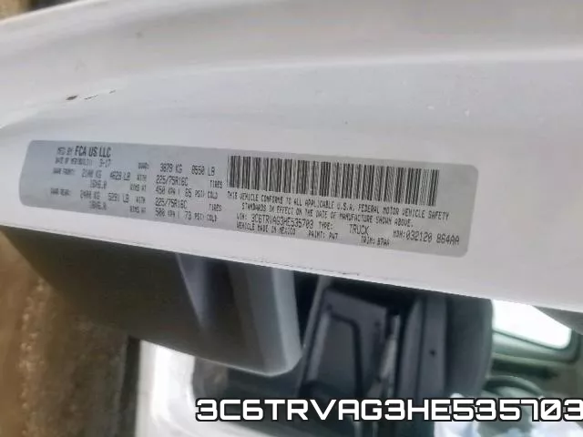 3C6TRVAG3HE535703 фото 2