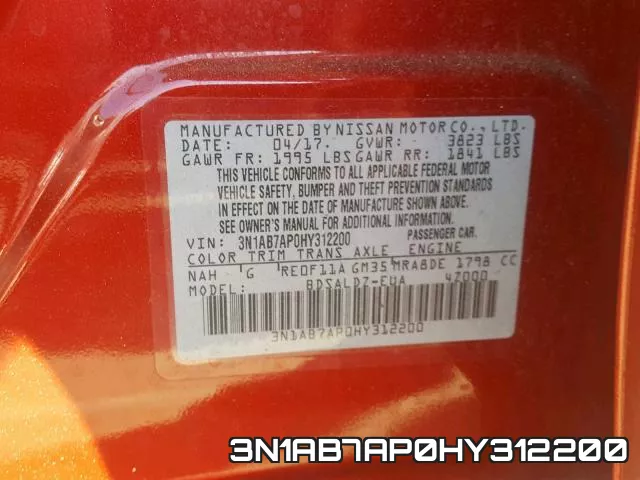3N1AB7AP0HY312200 фото 2