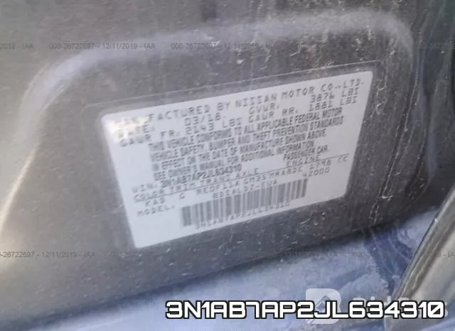 3N1AB7AP2JL634310 фото 10