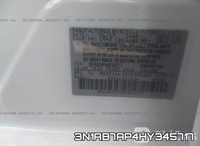 3N1AB7AP4HY345717 фото 9