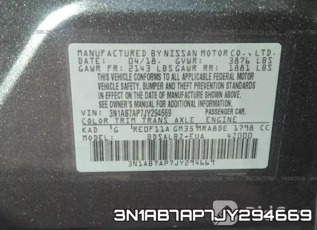 3N1AB7AP7JY294669 фото 10