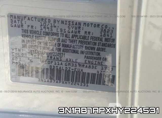 3N1AB7APXHY224531 фото 10