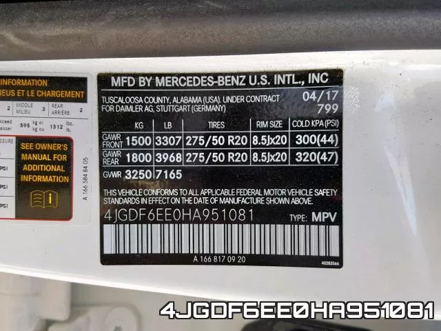 4JGDF6EE0HA951081 фото 2