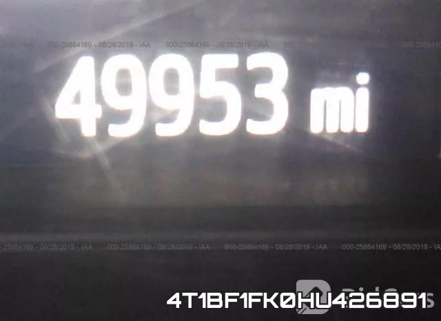 4T1BF1FK0HU426891 фото 8