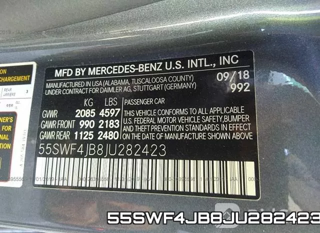 55SWF4JB8JU282423 фото 10