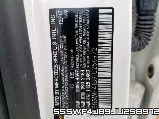 55SWF4JB9JU258972 фото 2