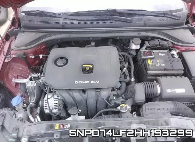 5NPD74LF2HH193299 фото 2