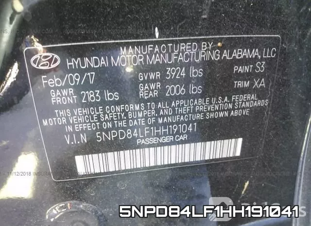 5NPD84LF1HH191041 фото 6