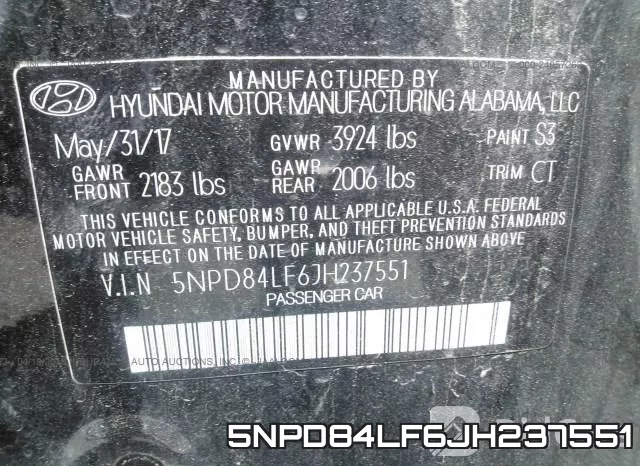 5NPD84LF6JH237551 фото 10