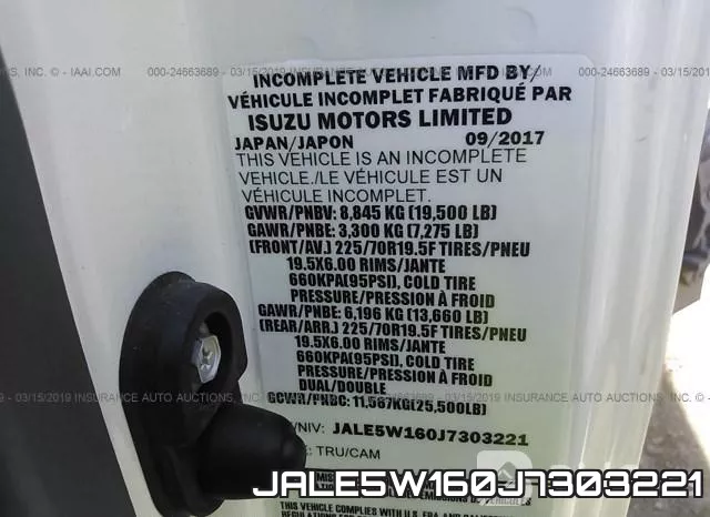 JALE5W160J7303221 фото 9