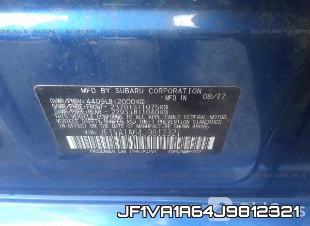 JF1VA1A64J9812321 фото 10