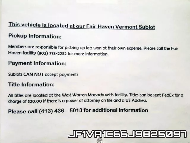 JF1VA1C66J9825097 фото 10