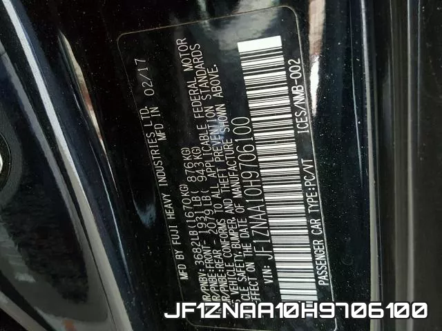 JF1ZNAA10H9706100 фото 2